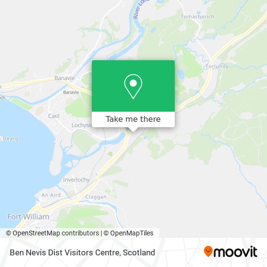 Ben Nevis Dist Visitors Centre map