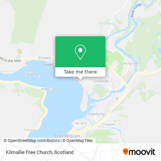 Kilmallie Free Church map