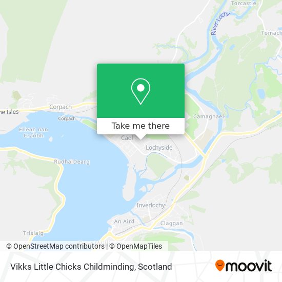 Vikks Little Chicks Childminding map