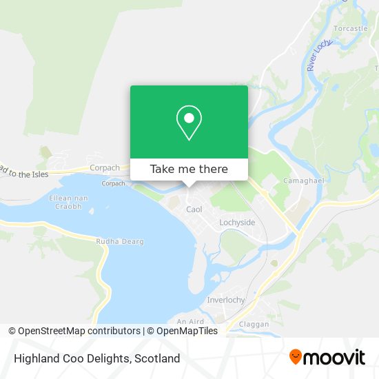 Highland Coo Delights map