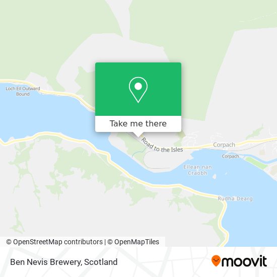 Ben Nevis Brewery map