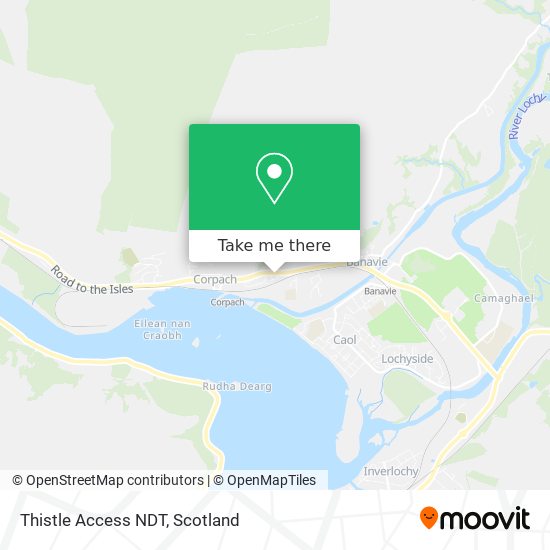 Thistle Access NDT map