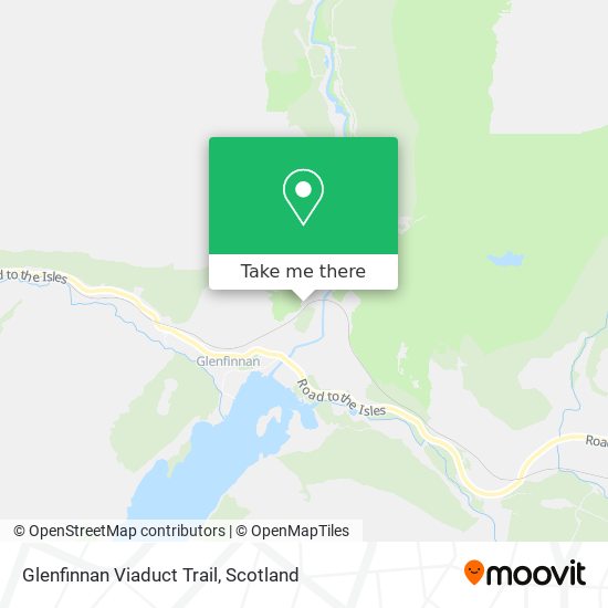 Glenfinnan Viaduct Trail map