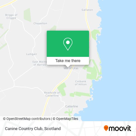 Canine Country Club map