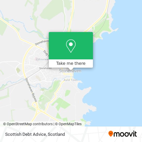 Scottish Debt Advice map