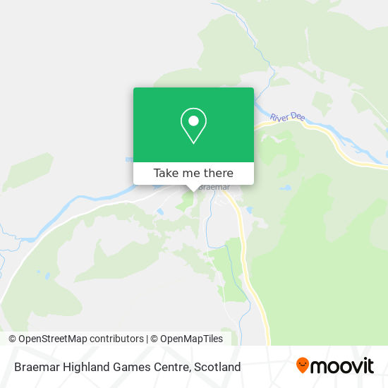 Braemar Highland Games Centre map