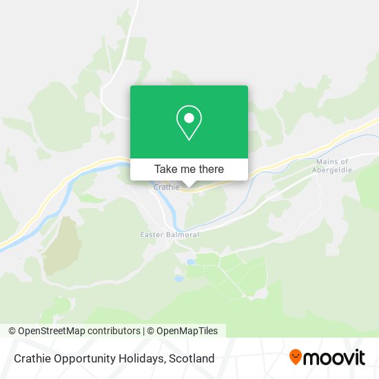 Crathie Opportunity Holidays map