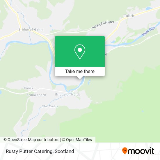 Rusty Putter Catering map