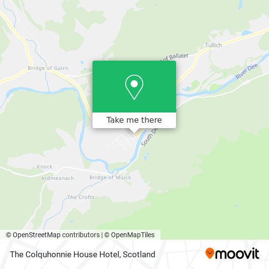 The Colquhonnie House Hotel map