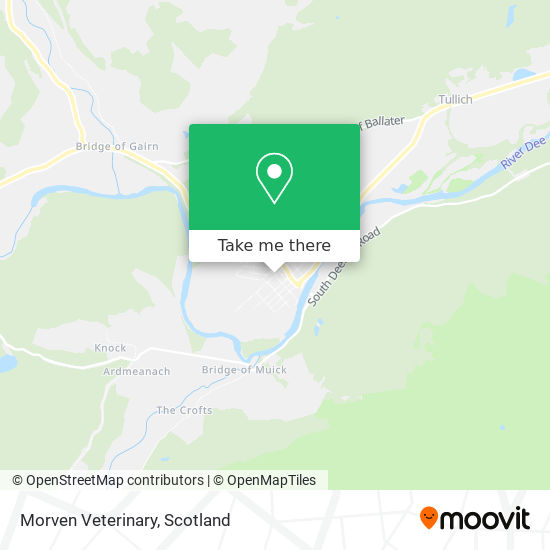 Morven Veterinary map