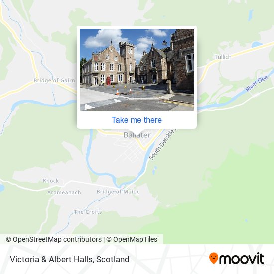 Victoria & Albert Halls map