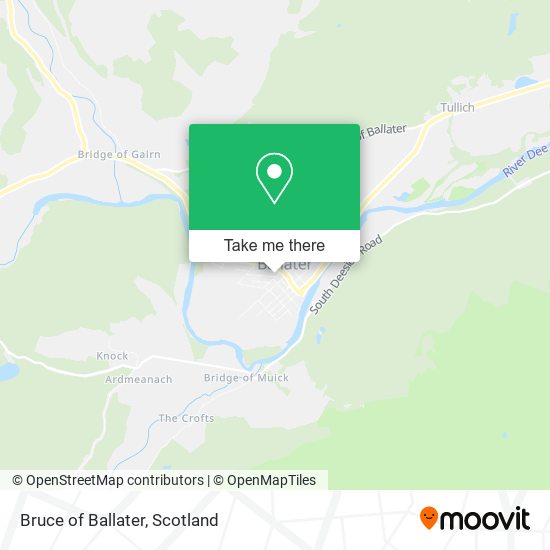 Bruce of Ballater map