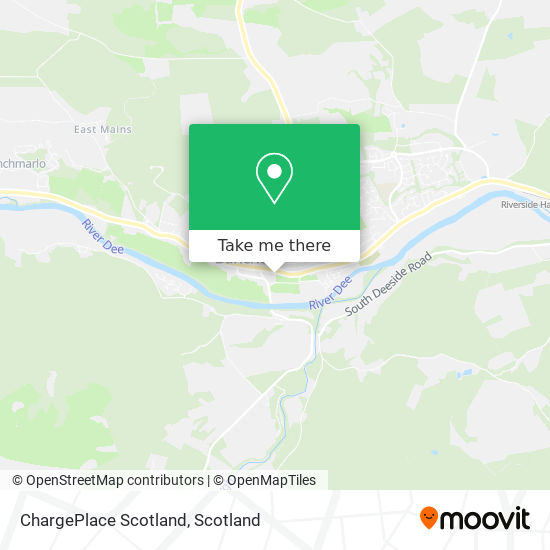 ChargePlace Scotland map