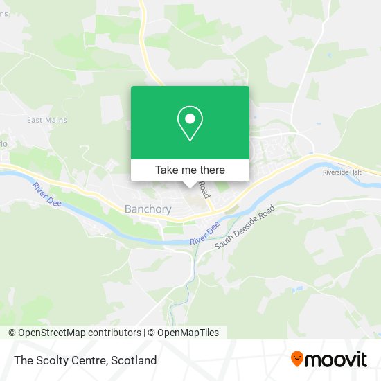 The Scolty Centre map