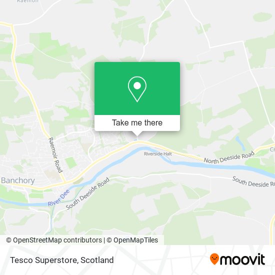 Tesco Superstore map