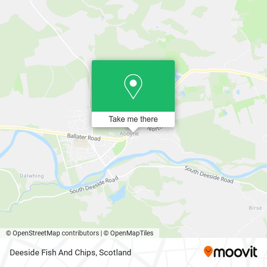 Deeside Fish And Chips map