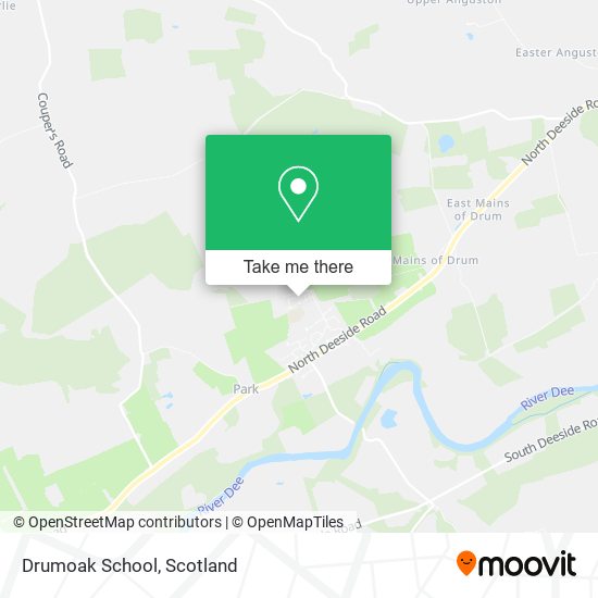 Drumoak School map