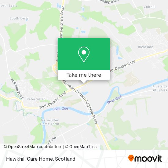 Hawkhill Care Home map