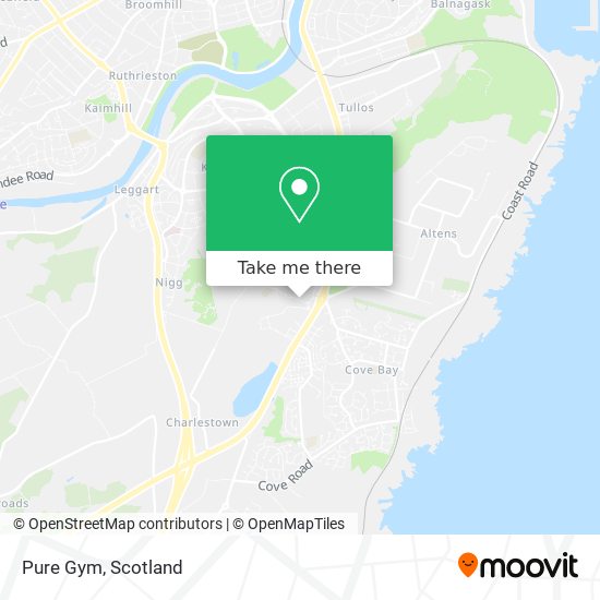 Pure Gym map