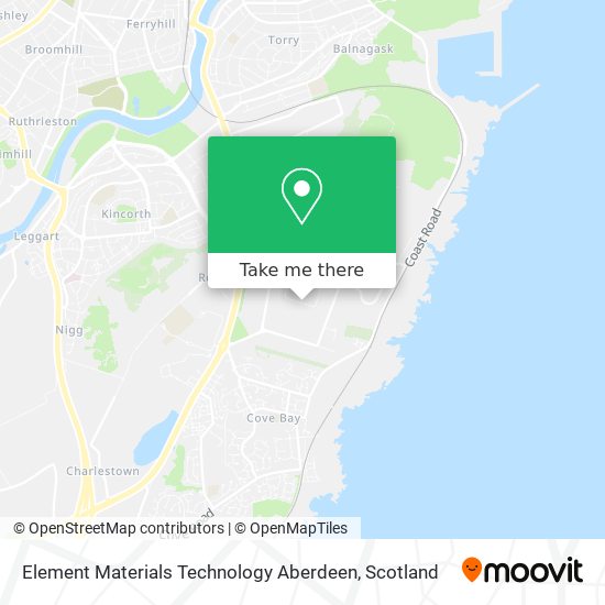 Element Materials Technology Aberdeen map