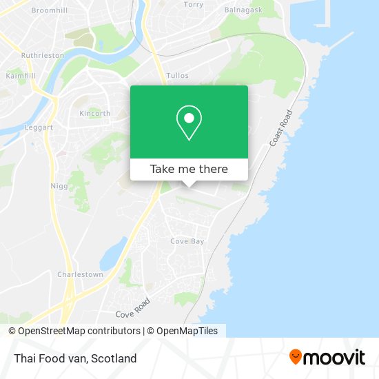 Thai Food van map