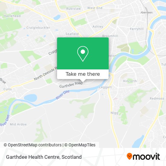 Garthdee Health Centre map