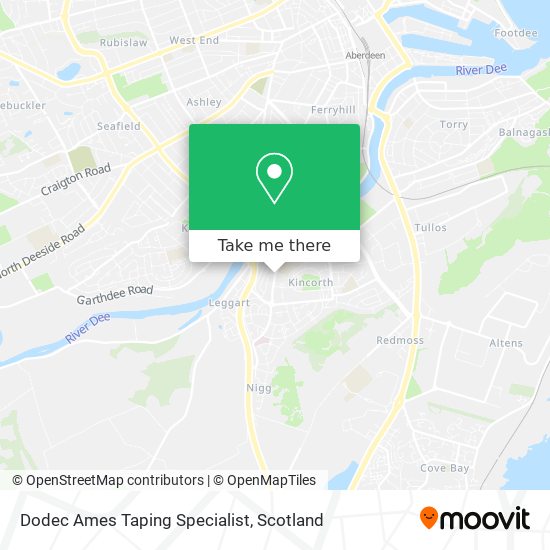 Dodec Ames Taping Specialist map
