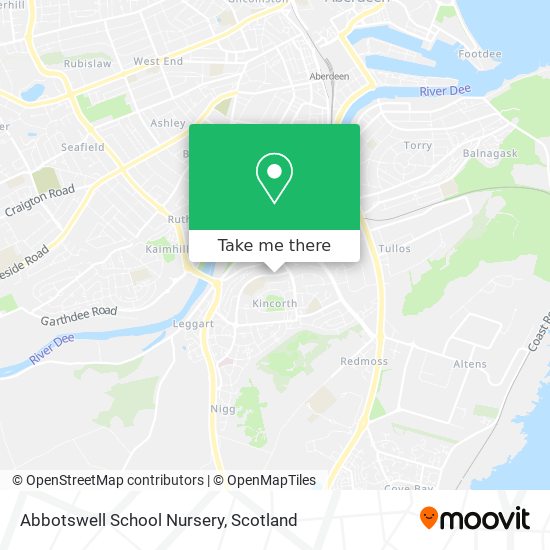 Abbotswell School Nursery map