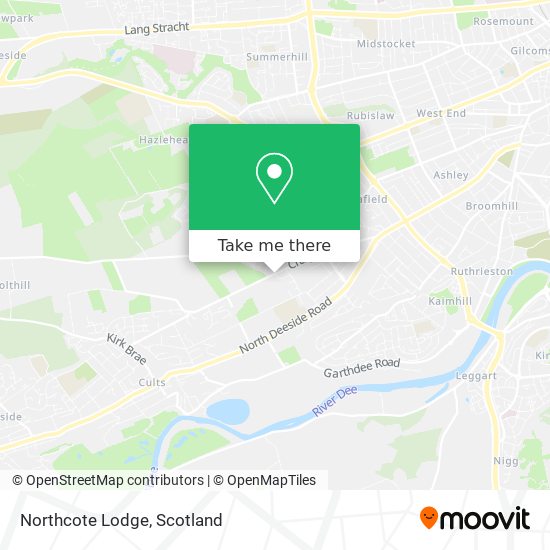 Northcote Lodge map