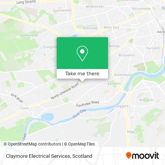 Claymore Electrical Services map