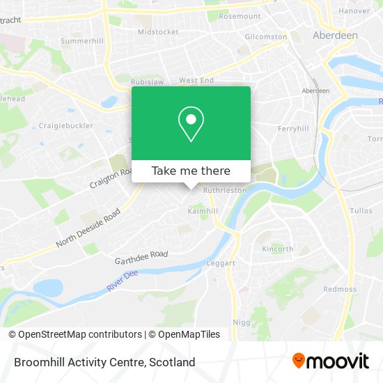 Broomhill Activity Centre map