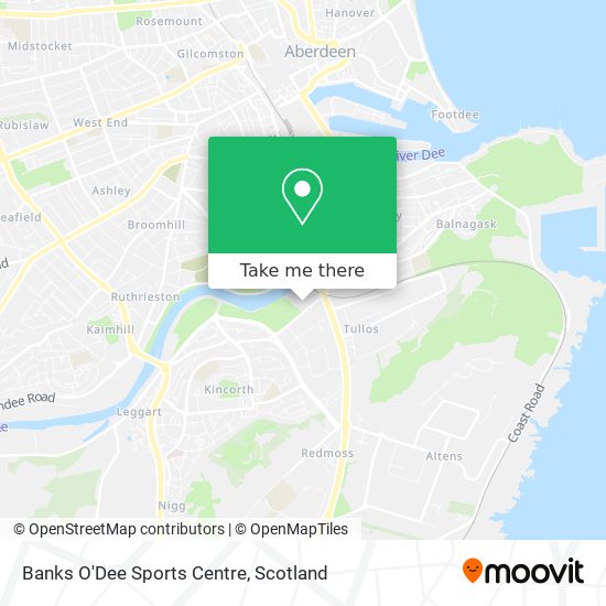 Banks O'Dee Sports Centre map