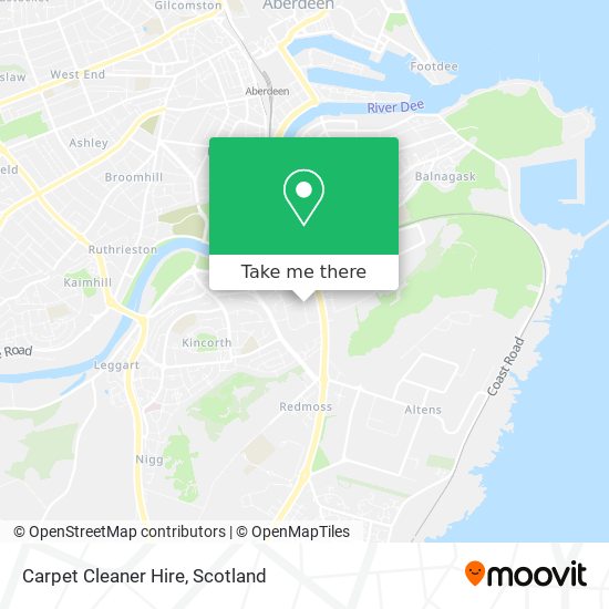 Carpet Cleaner Hire map