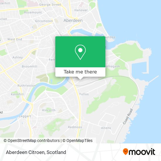 Aberdeen Citroen map