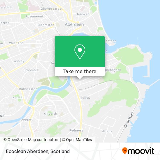 Ecoclean Aberdeen map