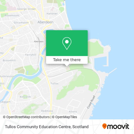 Tullos Community Education Centre map