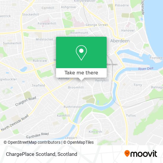 ChargePlace Scotland map