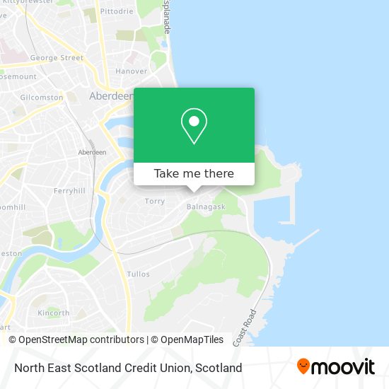 North East Scotland Credit Union map