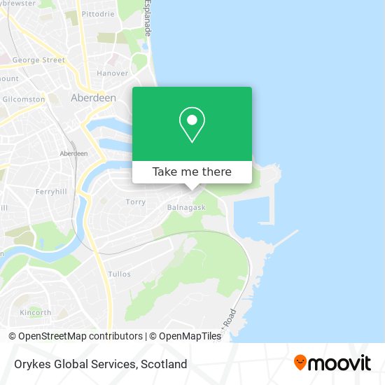 Orykes Global Services map