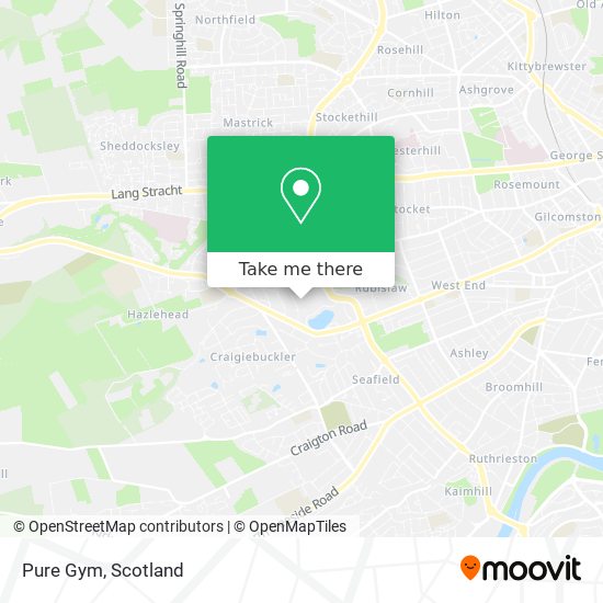 Pure Gym map