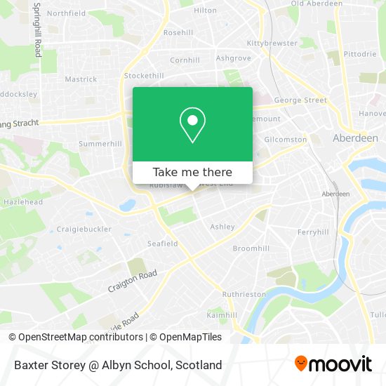 Baxter Storey @ Albyn School map
