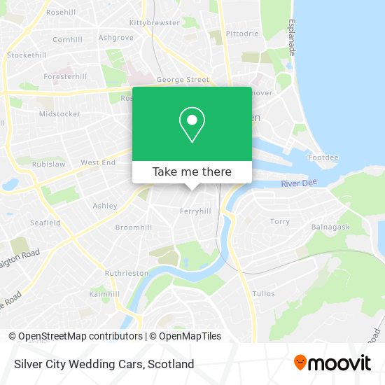 Silver City Wedding Cars map