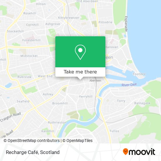 Recharge Café map