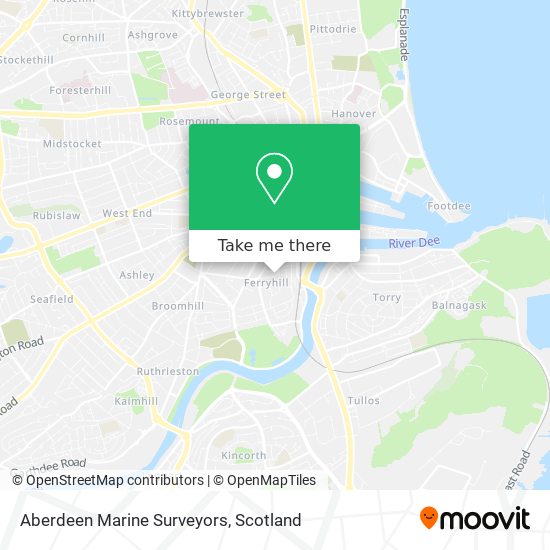 Aberdeen Marine Surveyors map