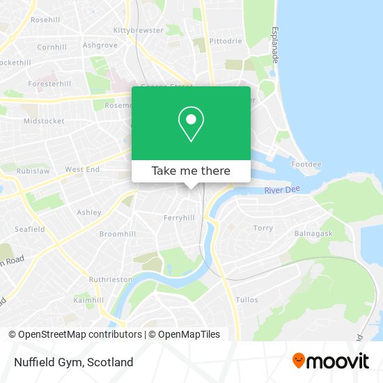 Nuffield Gym map