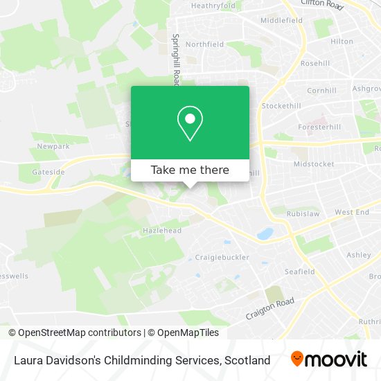 Laura Davidson's Childminding Services map