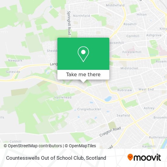 Countesswells Out of School Club map