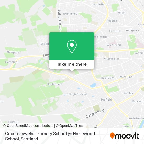 Countesswelss Primary School @ Hazlewood School map