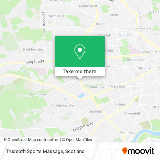 Trudepth Sports Massage map