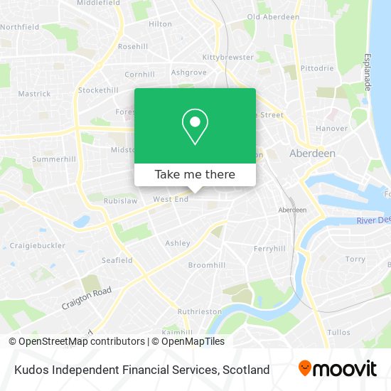Kudos Independent Financial Services map